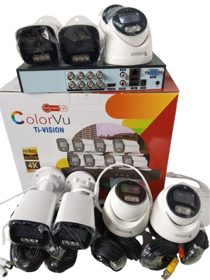 KIT COLORVU TI-VISION 8 CANAIS AX-7008
